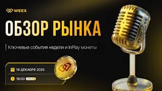🎙️ Обзор криптовалютного рынка 19.12.2025 | WEEX Community