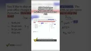 GED Math: Shipping Cost Word Problem Solved Step-by-Step!