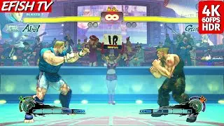 Abel vs Guile (Hardest AI) - Ultra Street Fighter IV | PS5 4K 60FPS