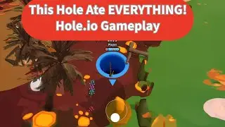 This Hole Ate EVERYTHING! | Hole.io Gameplay