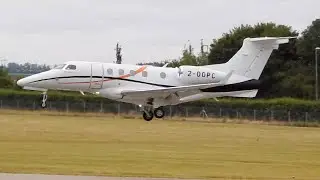 Centreline Embraer EMB-505 Phenom 300 2-OOPC arriving at Cambridge