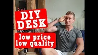 Building Wooden Desk Addon - Low Price & Low Quality DIY Project