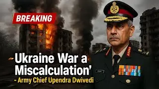 &ldquo;Ukraine War a Miscalculation&rdquo;: Army Chief Gen Upendra Dwivedi on Global Fallout