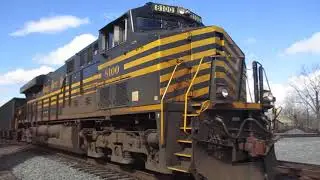 (4-3-2024) Nickel Plate Road Heritage Unit southbound coal train in Marion Ohio.