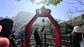 莽山棧道上的小浣熊