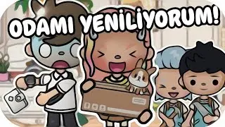 ODAMI YENİLİYORUM!🏡🤍/ODANIN YENİ HALİ?🤩/TOCA WORLD/TOCA LİFE CLEO💚/TÜRKÇE