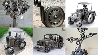beautiful welding metal sculpture for decor | metal sculpture crafts | diy metal project ideas