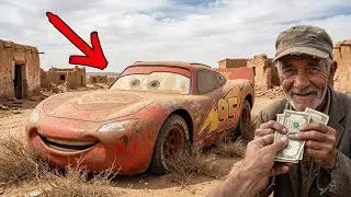POV ASMR Car Restoration  2006 Lightning McQueen Found in Abandoned Border Village — Only $290