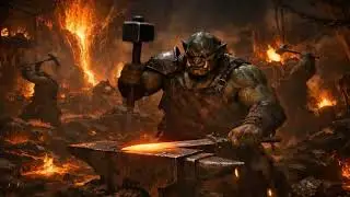 Orcs Mining Deep Beneath the Mountains | Brutal Dark Fantasy