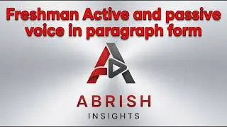 Active and passive voice in paragraph form exam questions with answers