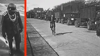 Tyske styrker besætter Viborg ved invasionen af Danmark april 1940 (privatoptagelser)
