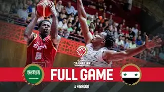 Saudi Arabia v Syria | Full Basketball Game | FIBA Olympic Pre-Qualifying Tournament 2023 Syria