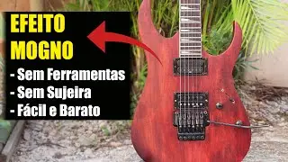 COMO FAZER EFEITO MOGNO NA GUITARRA - Restaura&ccedil;&atilde;o Ibanez RG 320 PG (Final) | O M&uacute;sico