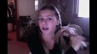 2 French Braids into Messy Bun Tutorial