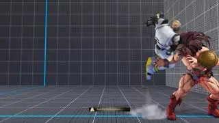 SFV Nash 2 shimmy + tech throw
