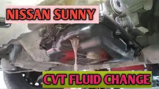 Nissan Sunny cvt transmission fluid replace.Nissan sunny not moving D and R gear.