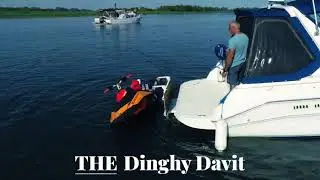 THE Dinghy Davit - Lift your jetski or tender to the back of the boat