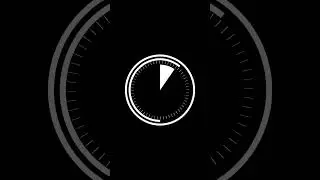 15 seconds timer clock countdown vertical black white screen 🕒️