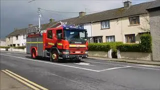 TS-17 A1 Responding to RTA (two tones) & Tipperary fire service training vehicle on DT run