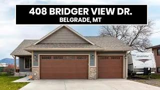 Meticulously Maintained Home in Central Belgrade | 408 Bridger View Dr, Belgrade MT 59714