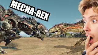 Course &agrave; la mort du Mecha T-Rex dans Jurassic World Evolution 2
