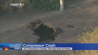 100 Gallon Air Compressor Takes Flight, Breaks Through Roof Of Denver Home