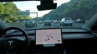 Long commute to work? Let Tesla self drive you home! #model3 #modely #elonmusk #fsdbeta #cybertruck