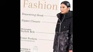 Winter Coats Women, Long Puffer Coat, Womens Winter Coats with Hood, Nylon/Polyester, Machine Wash,
