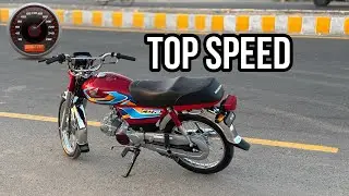 Honda CD 70 Top Speed Test 🚀 | Drag Race 