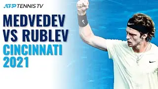 Daniil Medvedev vs Andrey Rublev Highlights | Cincinnati 2021