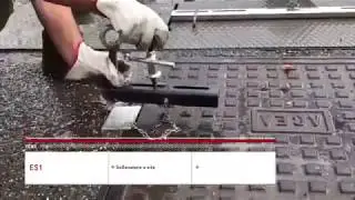 ES1 Screw Extractor to free stuck manhole covers - Italifters / DOA srl