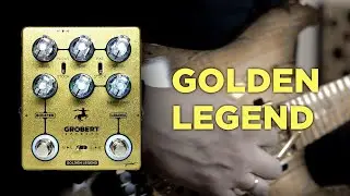 GROBERT EFFECTS // Golden Legend // Klon Centaur with 6 knobs! // Full Demo