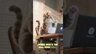 Work-life balance_ Never heard of her. 3 #trending #facts #funny #furry #cat #cute #memes #animation