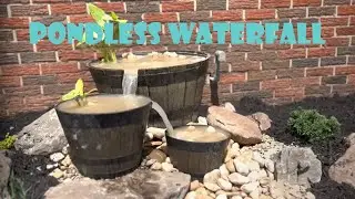 PONDLESS WATERFALL BUILD | One Day Build
