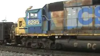 CSX Q438 Leaving Wilsmere yard