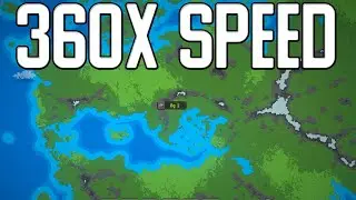 Settling a new Uninhabited Planet | WorldBox Timelapse 360Fps