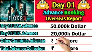 Tiger 3 Movie Advance booking report Collection।। Worldwide advance booking।। salmaan khan।।