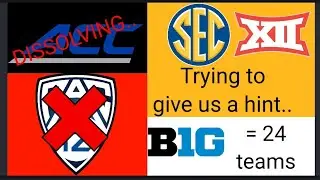 Proof the ACC is dissolving?? Who should go where!! PAC 12 STILL not gonna make it!!