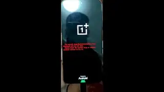 OnePlus 13T The Current Image Boot Recovery Have Been Destroyed & Cannot Boot
