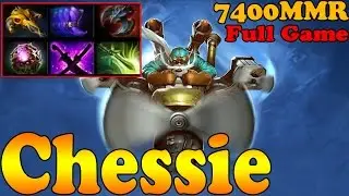 Dota 2 - Chessie 7400 MMR Plays Gyrocopter - Full Game - Pub Match Gameplay!