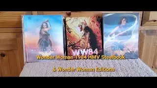 Wonder Woman 1984 (HMV) 4K Steelbook & Wonder Woman 4K/3D/ BLU-RAY editions #wonderwoman #steelbook