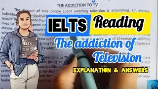 The addiction to TV | IELTS Reading Tips & Tricks | Makkar book passage #reading #tips #viral