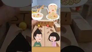 찍먹 VS 부먹 | 구슬 레이스