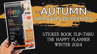 Autumn | Sticker Book Flip-Thru | The Happy Planner Winter 2024