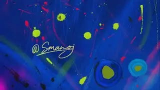 Cosmic Acrylic Dream 🌌 | Neon Pouring Art in Motion