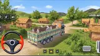 🔥 Village Truck Driver Pro | Cow Transport Level Complete! 🚛 #truck 