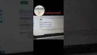 1st typing Mock test , ssc chsl , ssc CGL and ntpc
