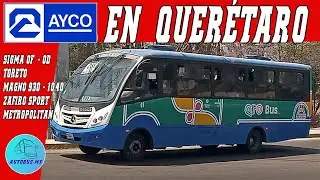 Carrocerías AYCO en Querétaro, líneas de autobuses locales y suburbanas. Sigma Zafiro Magno Toreto