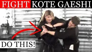 HOW TO DO KOTE GAESHI IN A FIGHT: Jujutsu/Jujitsu Martial Arts Training - Taijutsu, Karate, Aikido