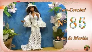 🥢 Tuto Crochet Barbie N°85 | 👰 Une Robe de Mariée